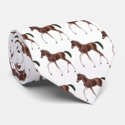 Trotting Foal Stropdas (Opgerold)