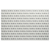 Trotting Greyhounds Dog Art Fabric Stof (Fat Quarter)