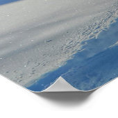 Trotting Pinto Paint Stallion & Winter Snows Poster (Hoek)