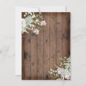 Trotting Watercolo Horse Birthday Party Kaart (Achterkant)