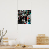 Trottoir Stroom Poster (Keuken)