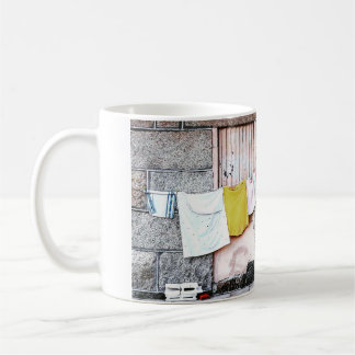 trottoir wasgoed koffiemok