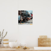 Trottoir Zon Poster (Keuken)