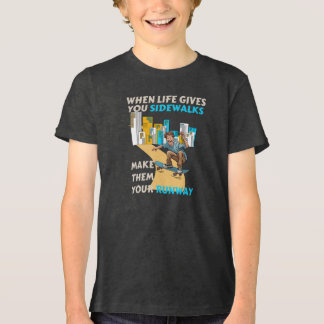 Trottoirs tot Startbanen Tri-Blend Shirt