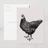 Trottse kleine kip! briefkaart (Voorkant / Achterkant)