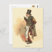 Trotty Veck by Kyd - Charles Dickens' The Chimes Briefkaart (Voorkant / Achterkant)