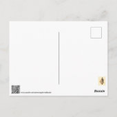 Trotty Veck by Kyd - Charles Dickens' The Chimes Briefkaart (Achterkant)