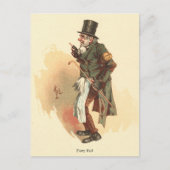 Trotty Veck by Kyd - Charles Dickens' The Chimes Briefkaart (Voorkant)