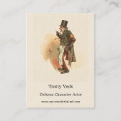 Trotty Veck by Kyd - Charles Dickens' The Chimes Visitekaartje (Voorkant)