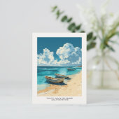 Trou Aux Biches Mauritius Travel Briefkaart (Staand voorkant)