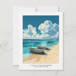 Trou Aux Biches Mauritius Travel Briefkaart