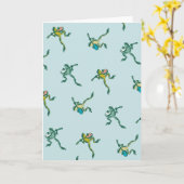 Troubadour Toads Note Kaart (Gele Bloem)