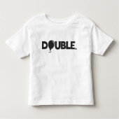 Trouble Double Funny Dad Son Daughter Matching Kinder Shirts (Voorkant)