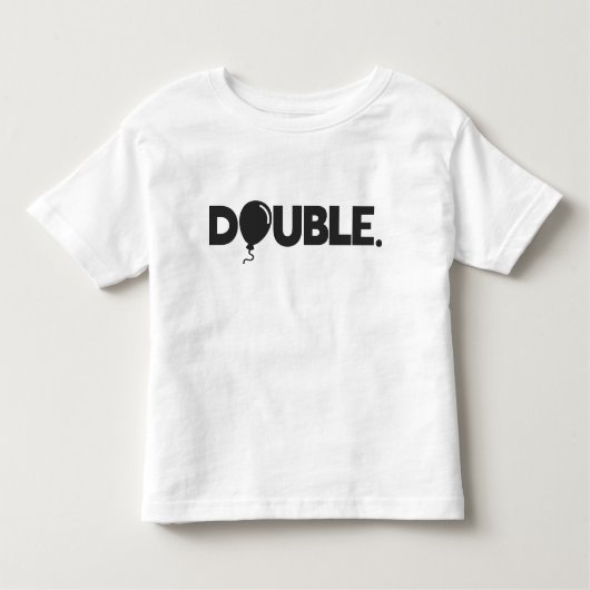 Trouble Double Funny Dad Son Daughter Matching Kinder Shirts (Voorkant)