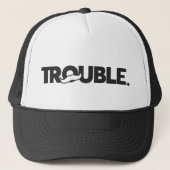 Trouble Double Funny Dad Son Daughter Matching Trucker Pet (Voorkant)