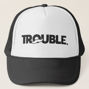 Trouble Double Funny Dad Son Daughter Matching Trucker Pet