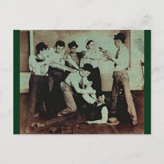 Trouble in the Pool Hall and other Shenanigans Briefkaart (Voorkant)