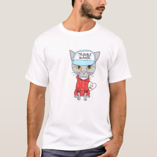 trouble maker catlover  t-shirt
