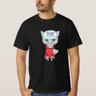 trouble maker catlover  t-shirt