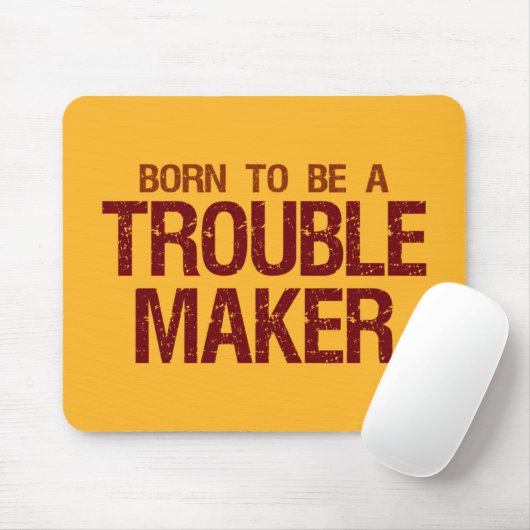 Trouble Maker mousepad Muismat (Met muis)