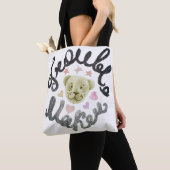 Trouble maker - Teddy Bear Tote Bag (Dichtbij)
