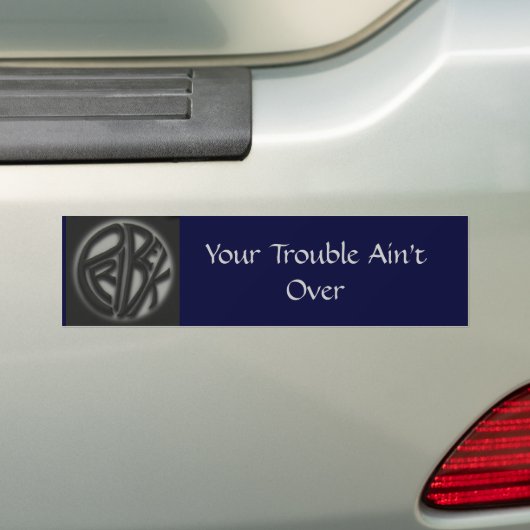 Trouble Sticker (Op auto)