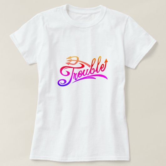 Trouble T-Shirt (Design voorkant)
