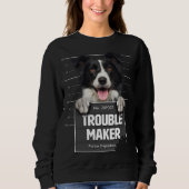 Troublemaker - Cheeky Border Collie Puppy is Naugh Trui (Voorkant)