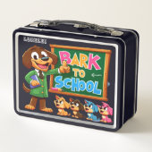 Troublemaker Leraar Hond Lunchbox (Achterkant)