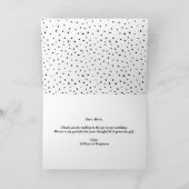 Troud Trouwkaart Dankjewel met Drie Foto's Collage Bedankkaart (Binnen)