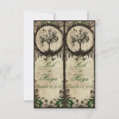 Troudgeschenk bladwijzers in vintage stijl (Voorkant)