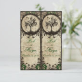 Troudgeschenken met vintage-uitvoering: bladwijzer (Staand voorkant)