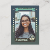 Troudkaarten voor Team Bruid, Cadeaus voor Bruidsm Contactkaartje (Voorkant)