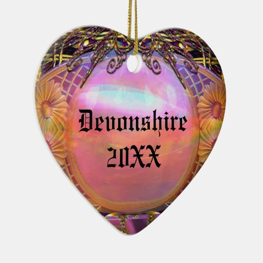 Trouessart Merry Monogram Keramisch Ornament (Rechts)