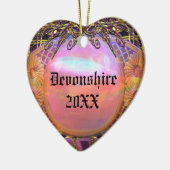 Trouessart Merry Monogram Keramisch Ornament (Links)