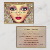 Trouessart Salon onverwoestbaar Visitekaartje (Voorkant / Achterkant)