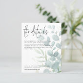 Trouhalftdetails met bescheiden budget Eucalyptus  (Staand voorkant)