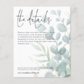 Trouhalftdetails met bescheiden budget Eucalyptus  (Voorkant)