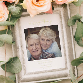 Trouhuldezet Gereserveerde Stoel Geliefden Koppel Poster