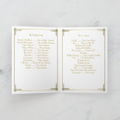 Trouhulpmiddelen in goud en Art Deco-stijl voor ee Programma (Binnen)