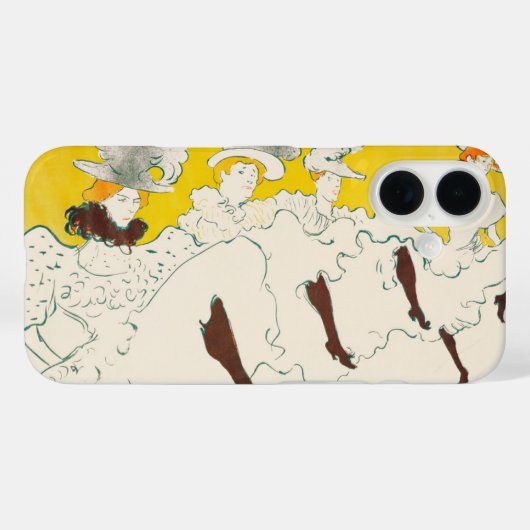 Troupe de Mademoiselle Eglantine, Toulouse Lautrec Case-Mate iPhone Case (Achterkant (horizontaal))