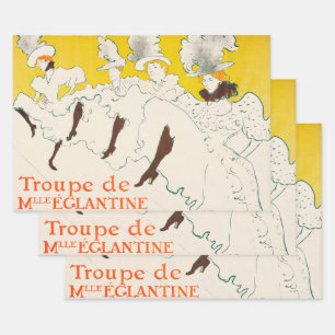 Troupe de Mademoiselle Eglantine, Toulouse Lautrec Inpakpapier Vel