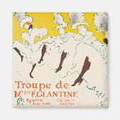 Troupe de Mademoiselle Eglantine, Toulouse Lautrec Magneet (Voorkant)