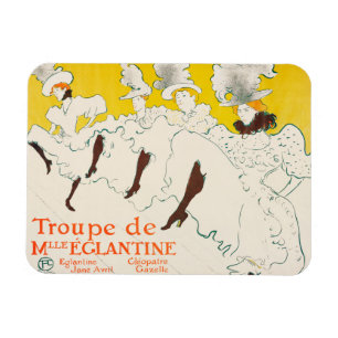 Troupe de Mademoiselle Eglantine, Toulouse Lautrec Magneet