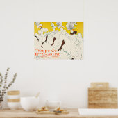 Troupe de Mademoiselle Eglantine, Toulouse Lautrec Poster (Keuken)