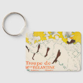 Troupe de Mademoiselle Eglantine, Toulouse Lautrec Sleutelhanger (Achterkant)