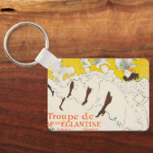 Troupe de Mademoiselle Eglantine, Toulouse Lautrec Sleutelhanger (Achterkant)