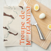 Troupe de Mademoiselle Eglantine, Toulouse Lautrec Theedoek (Quarter Fold)