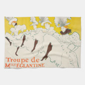 Troupe de Mademoiselle Eglantine, Toulouse Lautrec Theedoek (Horizontaal)