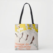 Troupe de Mademoiselle Eglantine, Toulouse Lautrec Tote Bag (Voorkant)